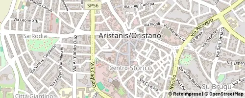 Mappa Oristano