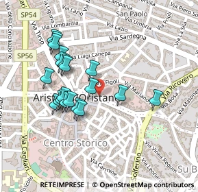 Mappa Via Giuseppe Mazzini C, 09170 Oristano OR, Italia (0.23)