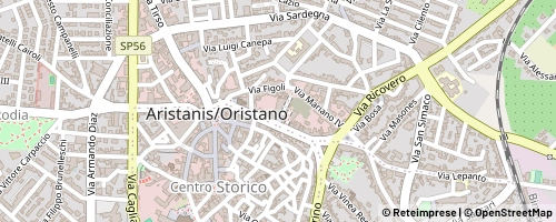 Mappa Oristano
