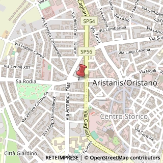 Mappa Via Tharros, 102, 09170 Oristano, Oristano (Sardegna)