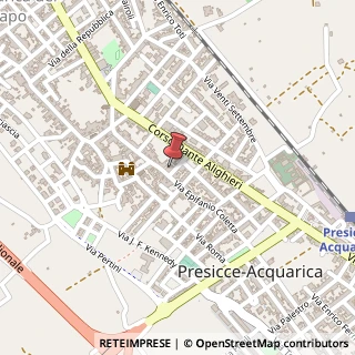 Mappa Via Giovanni Pascoli, 3, 73040 Acquarica del Capo, Lecce (Puglia)