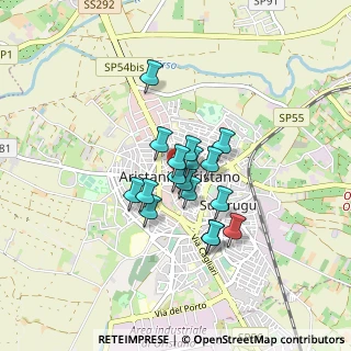 Mappa Via S. A. de Castro, 09170 Oristano OR, Italia (0.61706)