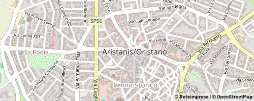 Mappa Oristano