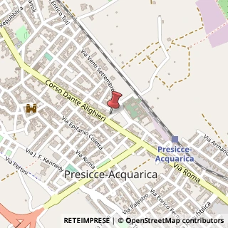 Mappa Via Giuseppe Verdi, 19, 73040 Acquarica del Capo, Lecce (Puglia)