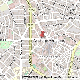 Mappa Via Tharros, 12, 09170 Oristano, Oristano (Sardegna)