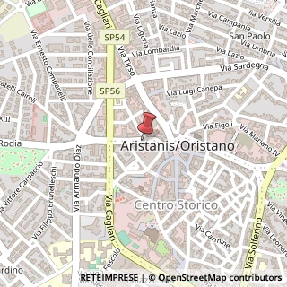 Mappa Via Tharros, 28, 09170 Oristano, Oristano (Sardegna)