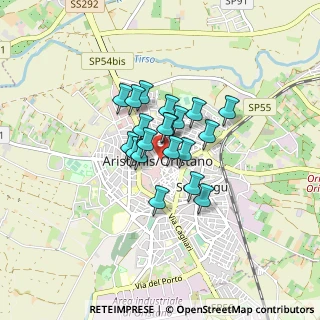 Mappa Piazza Roma, 09170 Oristano OR, Italia (0.5595)
