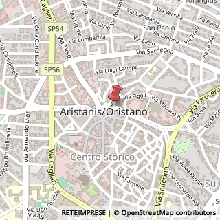 Mappa Via Giuseppe Mazzini, 3, 09170 Oristano, Oristano (Sardegna)