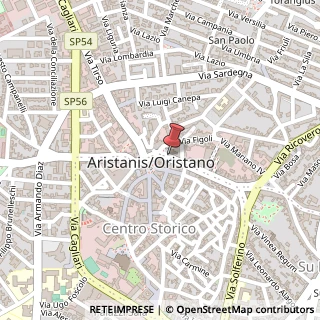 Mappa Via Giuseppe Mazzini, 4, 09170 Oristano, Oristano (Sardegna)