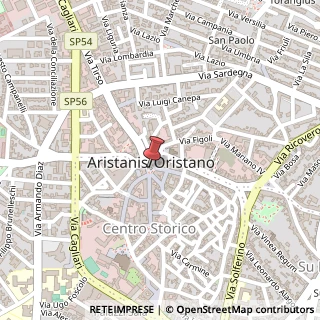 Mappa Piazza roma 75, 09170 Oristano, Oristano (Sardegna)