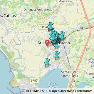 Mappa Via Pietro Nieddu Conte, 09170 Oristano OR, Italia (1.0755)