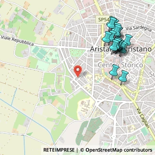 Mappa Via Pietro Nieddu Conte, 09170 Oristano OR, Italia (0.7195)