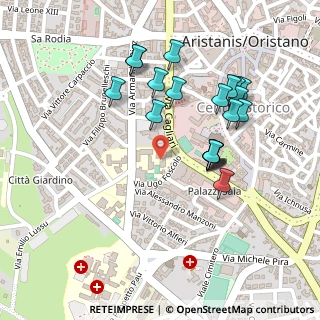 Mappa Piazza Aldo Moro, 09170 Oristano OR, Italia (0.25)