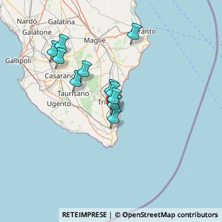 Mappa Via Santa Lucia, 73030 Tiggiano LE, Italia (12.73909)
