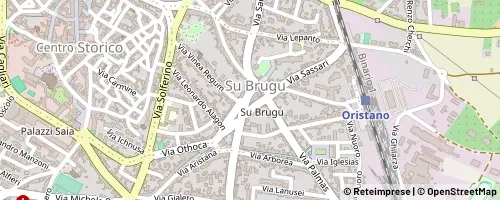 Mappa Oristano