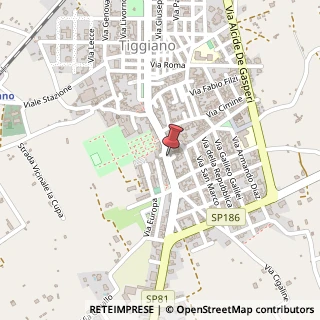 Mappa Via XXIV Maggio, 16, 73030 Tiggiano, Lecce (Puglia)