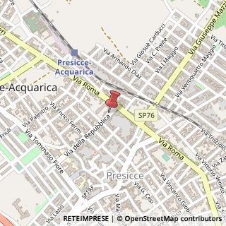Mappa Via Zona Industriale, 73054 Presicce, Lecce (Puglia)