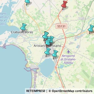 Mappa Via Ciutadella De Menorca, 09170 Oristano OR, Italia (3.65818)