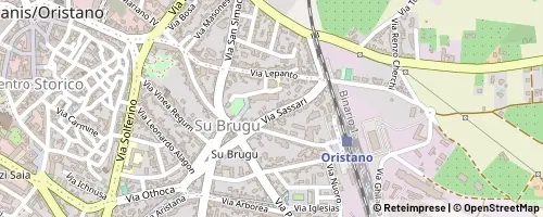Mappa Oristano