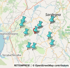 Mappa 09085 Ruinas OR, Italia (13.00333)