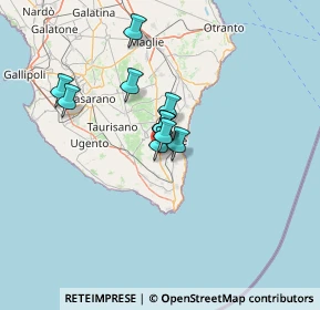 Mappa Ss 275 km 26, 73031 Alessano LE, Italia (9.06727)