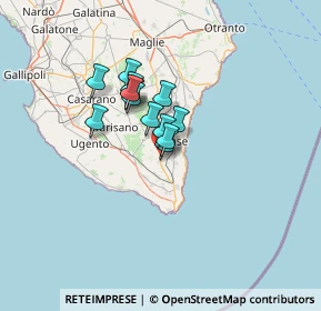 Mappa Ss 275 km 26, 73031 Alessano LE, Italia (8.98)