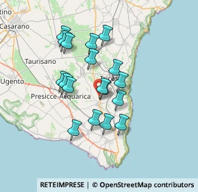 Mappa Ss 275 km 26, 73031 Alessano LE, Italia (6.13333)