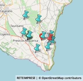 Mappa Ss 275 km 26, 73031 Alessano LE, Italia (5.35333)