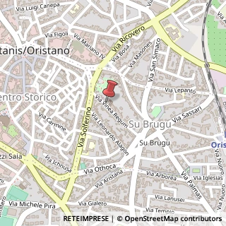 Mappa Via Vinea Regum, 28, 09170 Oristano, Oristano (Sardegna)