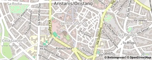 Mappa Oristano