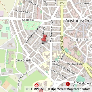Mappa Via Brunelleschi, 29, 09170 Oristano, Oristano (Sardegna)