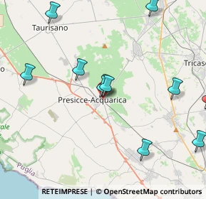 Mappa Via IV Novembre, 73054 Presicce LE, Italia (5.5)