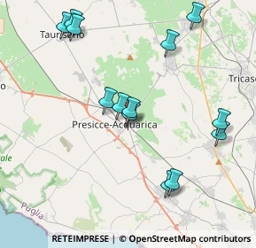 Mappa Via IV Novembre, 73054 Presicce LE, Italia (4.54538)