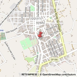 Mappa Piazza Castello, 1, 73030 Tiggiano, Lecce (Puglia)