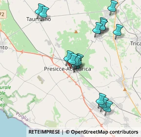 Mappa Via XXI Aprile, 73054 Acquarica del capo LE, Italia (4.19)