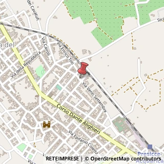 Mappa Via XX Settembre, 21, 73040 Acquarica del Capo, Lecce (Puglia)