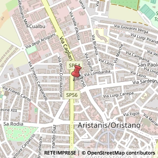 Mappa Via Cagliari, 89, 09170 Oristano, Oristano (Sardegna)