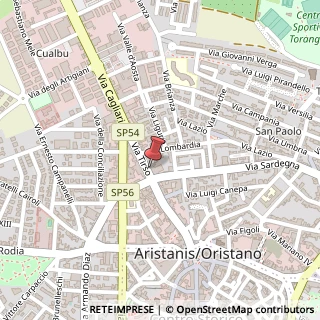 Mappa Via Tirso, 127, 09170 Oristano, Oristano (Sardegna)