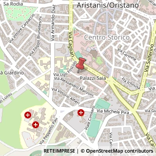 Mappa Via Giosuè Carducci, 46, 09170 Oristano, Oristano (Sardegna)