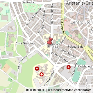Mappa Via Gabriele D'Annunzio, 2, 09170 Oristano, Oristano (Sardegna)