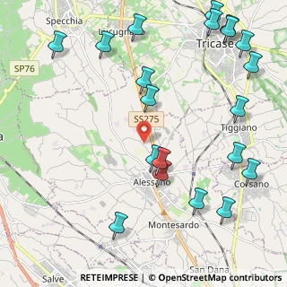 Mappa Via Vigna la Corte, 73031 Alessano LE, Italia (3.0625)