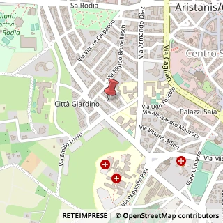 Mappa Via de nicola enrico 2, 09170 Oristano, Oristano (Sardegna)