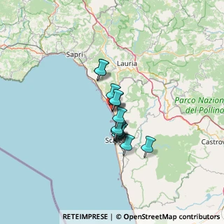 Mappa Via Pasquale Lanza, 87028 Praia a Mare CS, Italia (9.05786)