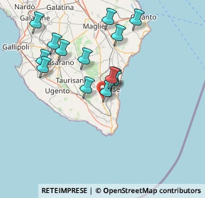 Mappa Le 73031, 73031 Alessano LE, Italia (15.18786)