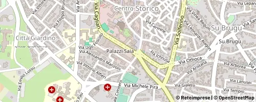 Mappa Oristano
