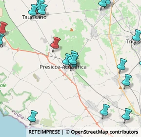 Mappa Via Vittorio Veneto, 73054 Presicce LE, Italia (6.144)