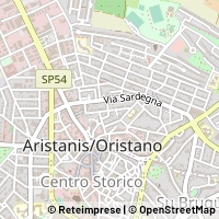 Kaart Oristano