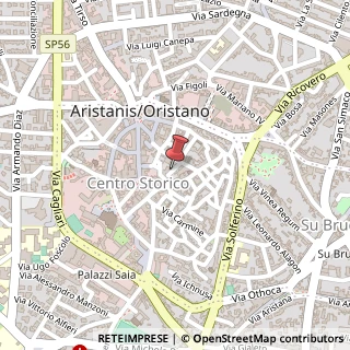 Mappa Via Santa Chiara, 8, 09170 Oristano, Oristano (Sardegna)