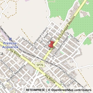 Mappa Via mazzini, 73054 Presicce, Lecce (Puglia)
