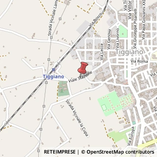 Mappa Via stazione, 73030 Tiggiano, Lecce (Puglia)